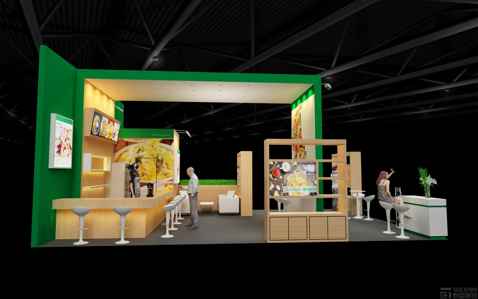 上海福克斯食品展臺(tái)設(shè)計(jì)