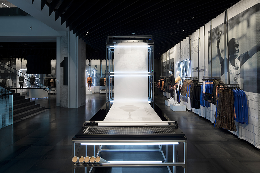 耐克展臺(tái)設(shè)計(jì)體驗(yàn)館