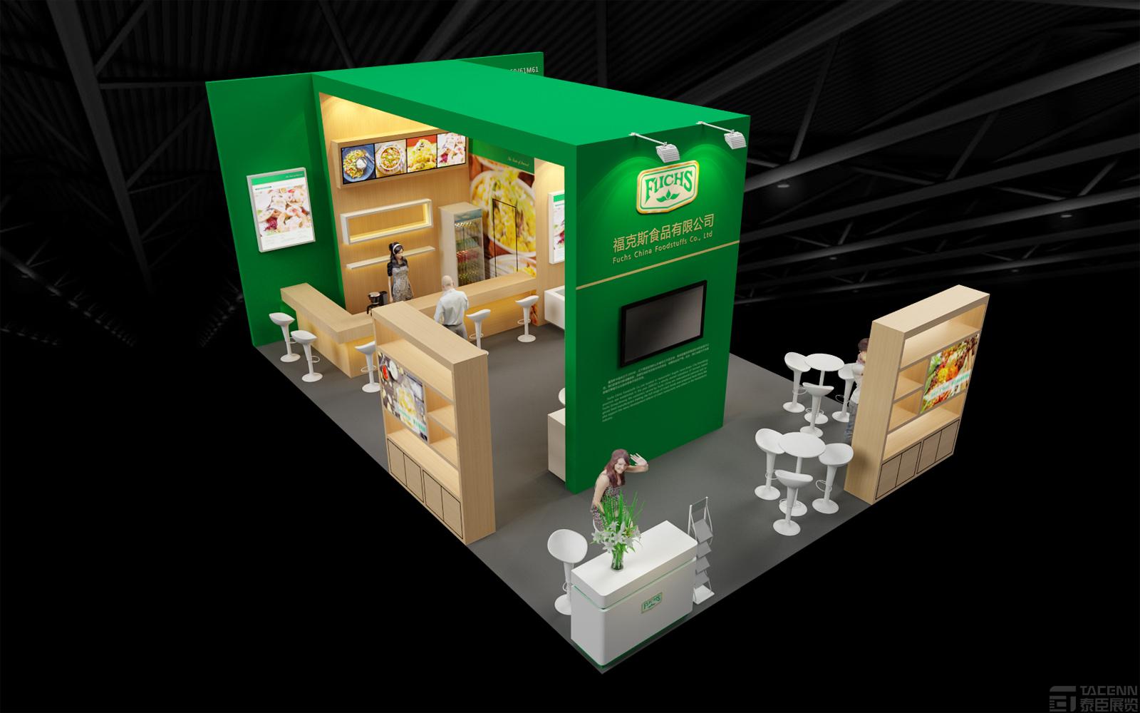 上海福克斯食品展臺(tái)設(shè)計(jì)