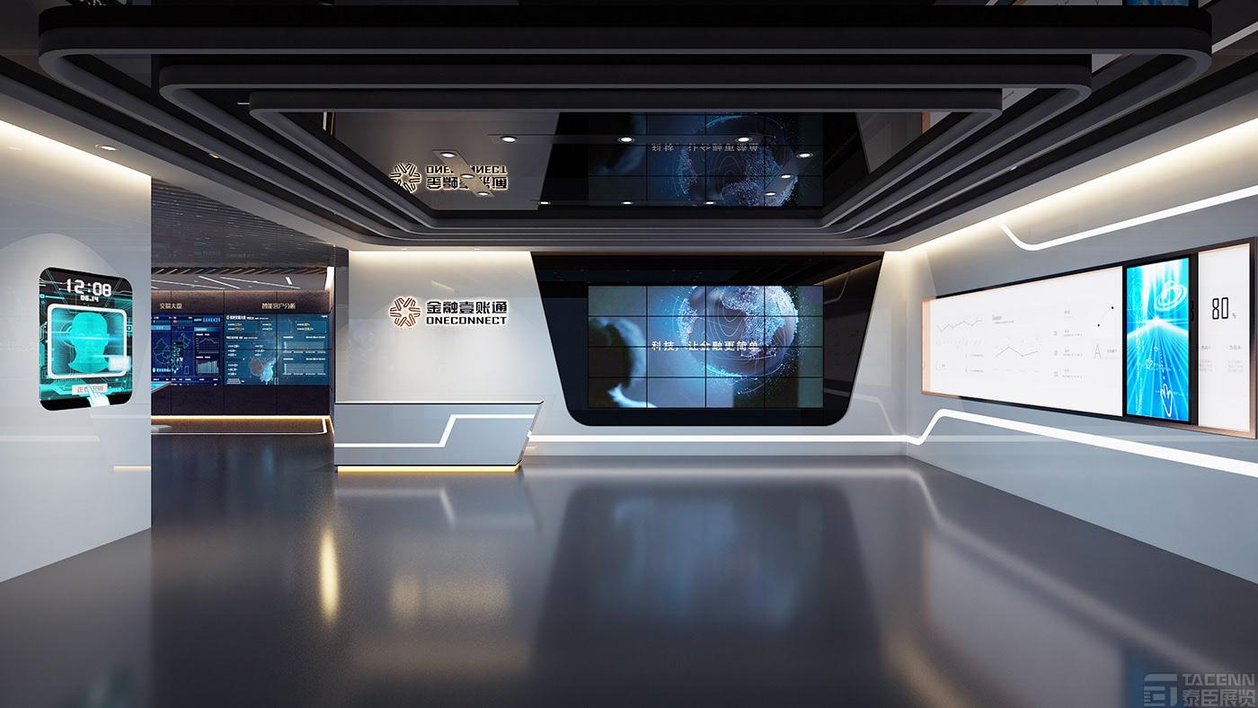 金融壹賬通展廳設(shè)計