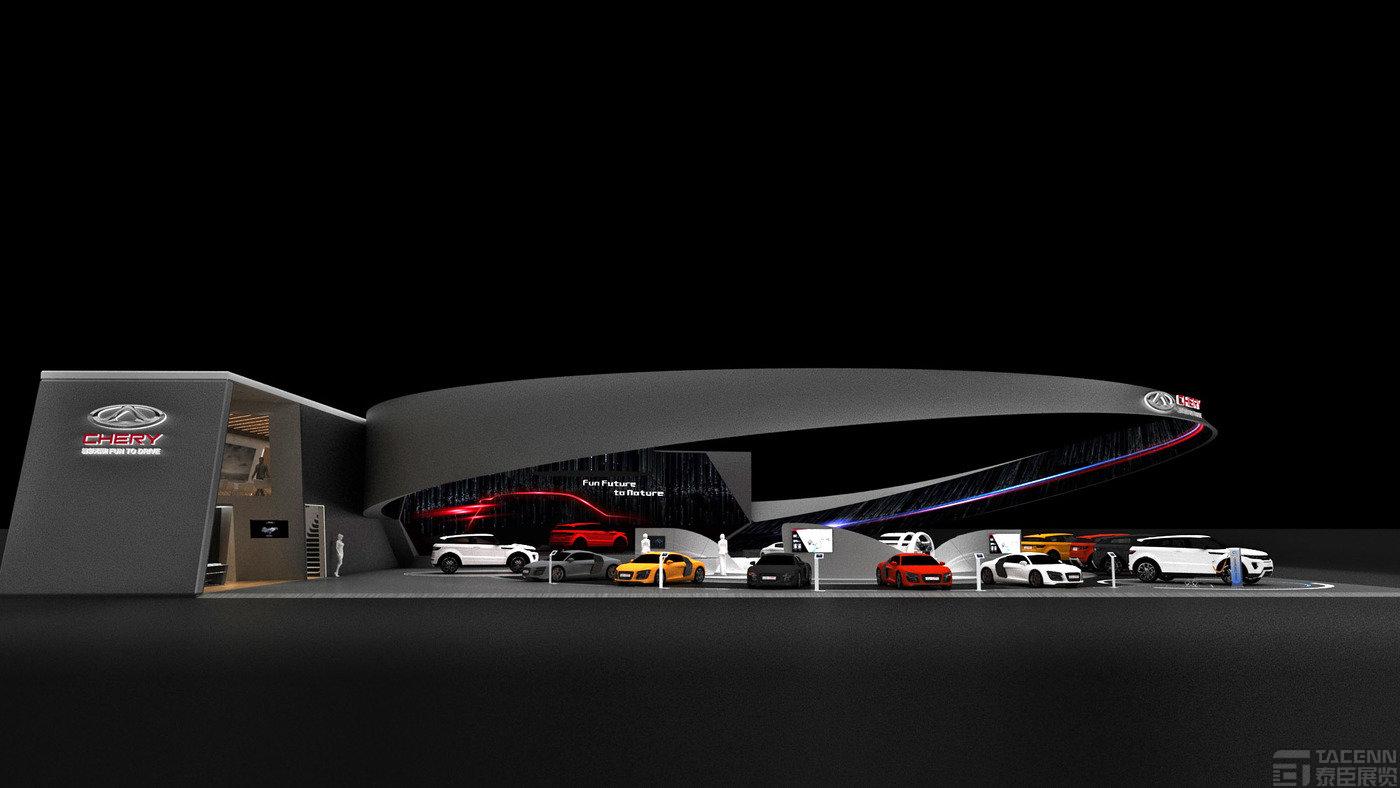 奇瑞車展展臺(tái)