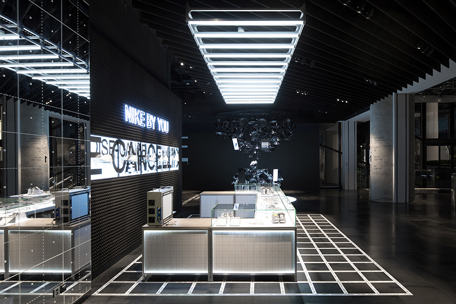 耐克展臺(tái)設(shè)計(jì)體驗(yàn)館